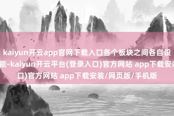 kaiyun开云app官网下载入口各个板块之间各自设立出的 AI 讨论功能-kaiyun开云平台(登录入口)官方网站 app下载安装/网页版/手机版